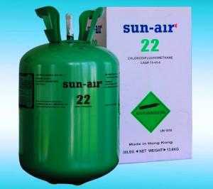 Gas máy lạnh R-22 Sun-air chai 22,7kg