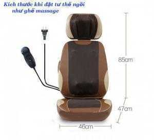 Đệm massage Eneck 5D nhật bản F08 giúp xoa dịu căng thẳng, làm lưu thông mạch huyết, làm cho cơ thể giải tỏa các áp lực thể chất và tinh thần. Ngoài ra, sử dụng thường còn hỗ trợ điều trị các căn bệnh gân cốt và phòng bệnh tim mạch.
Các tư thế massage tham khảo
CÁC CHỨC NĂNG CỦA ĐỆM MASSAGE 5D MANG LỢI LỢI ÍCH GÌ ?
Đệm massage 5D nhật bản F08 được thiết kế với 24 cầu bị hồng ngoại hình xương theo huyệt đạo gồm:
- Hai động cơ gồm 4 bi hồng ngoại massage cổ xua tan các cơn đau mỏi vai gáy, nhứt đầu.
- Hai động cơ gồm 12 bi hồng ngoại ở phần lưng giúp ray và ấn huyệt massage lưng.
- Hai động cơ gồm 6 ở phần đệm mông tác dụng lên vùng mông giúp thư giản toàn bộ cơ thể ( ngoài ra bạn có thể dùng massage bàn chân).
- Hai cầu bi hồng ngoại ở phần cổ và gáy. Không chỉ là massage, mà sản phẩm còn chức năng day và tạo nhiệt. Giúp bạn tận hưởng cảm giác thư giãn như đang được massage thư giãn tại của hàng hàng mát xa.
Kích thước cơ bản của Eneck F08
ĐIỂM NỔI BẬT TỪ GHẾ ĐỆM MASSAGE 5D NHẬT BẢN NBF F08
Phương pháp của đệm hồng ngoại 5D nhật bản F08 tác động từ bên ngoài và sâu bên trong cơ thể như tới cơ, gân, khớp, các mô liên kết, các dây thần kinh, giúp hệ tiêu hóa và hệ hô hấp, kết quả là giải thoát các ách tắc của các luồng chân khí trong khi di chuyển trong cơ thể, kích thích các luồng chân khí di chuyển tuần hoàn và giải phóng năng lượng thông qua các huyệt đạo. được các nhà khoa học nghiên cứu kết hợp với sự phân phối các hốc xương và chế độ trị liệu làm nóng giúp bạn nhanh chóng qua cơn đau mỏi ...
Điểm ưu việt là chiếc ghế đệm mát xa nay có thể tháo rời để gấp gọn cất đi và khi dùng lắp thành một khối như một chiếc ghế...
Eneck F08 được ghép 2 mảnh tiện lợi
Thông số kỹ thuật:
Tên sản phẩm: Đệm massage Eneck 5D nhật bản NBF F08
- Moden: Eneck 968 F08
- Điện áp vào: 220V – 240V AC
- Điện năng tiêu thụ: 50W
- Hoạt động 30 phút
+ Bảo hành 60 tháng ( Đổi mới 60 ngày đầu)
- Màu sắc : Nâu trắng
Hình ảnh minh họa sản phẩm:
Kidsmartvn địa chỉ cung cấp đệm massage toàn thân cam kết chính hãng:
- Địa chỉ: Số 7A Ngõ 24/3 Hoàng Quốc Việt, Cầu Giấy, Hà Nội (Sau Tòa Nhà An Phú- Đối diện tòa nhà 789)
- Điện thoại: 0968 671 583 - 0913586959
- Thời gian phục vụ: 24/24h Tất cả các ngày trong tuần