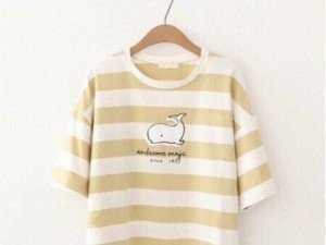 Áo cotton form rộng tay lỡ