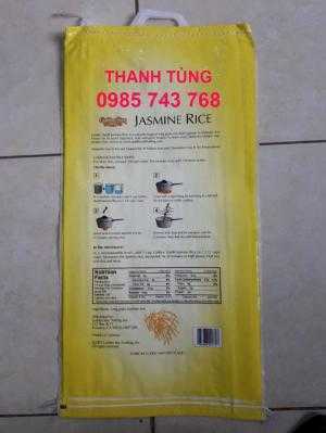 mặt sau bao bì gạo