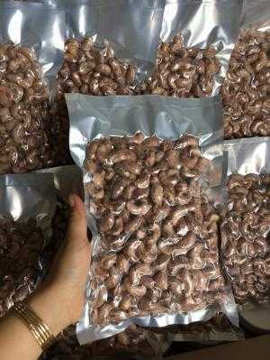 Hạt điều vỏ lụa rang muối, trọng lượng 500gr/gói