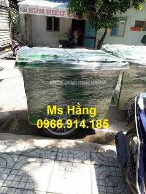 Xe thu gom rác 660 lít giá bao nhiêu???