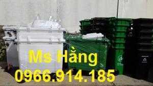 Xe thu gom rác 660 lít giá bao nhiêu???
