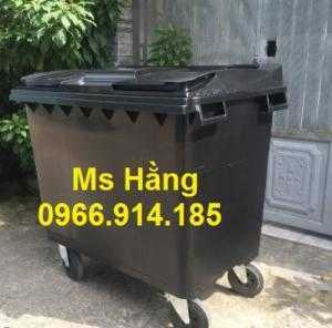 Xe thu gom rác 660 lít giá bao nhiêu???
