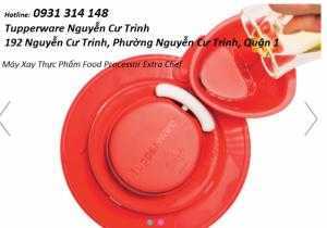 Máy Xay Thực Phẩm Food Processor Extra Chef Không tốn điện năng -Tupperware Nguyễn Cư Trinh