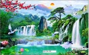 Tranh gạch 3d phong thủy vn33