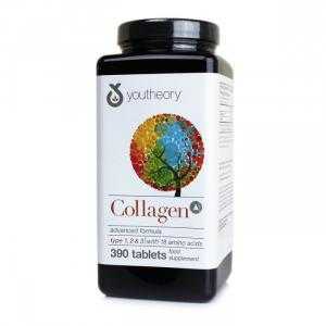 Viên Uống Đẹp Da Collagen Youtheory Advanced Formula Type 1,2,3 của Mỹ - 390 Viên