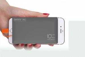 Sạc dự phòng tích hợp sẵn cáp kết nối IOS & Android Peugeot 10X Plus
