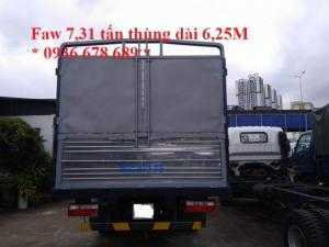 Xe tải faw 7.31 tấn / faw 7,31 tấn thùng dài 6,25m / faw 7t31 (faw 7 tấn 31) / giá cực rẻ
