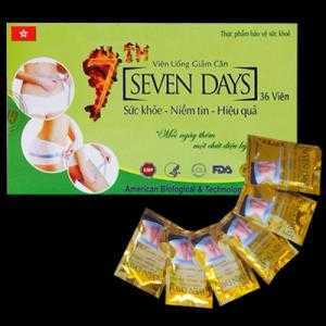 VIÊN UỐNG GIẢM CÂN SEVEN DAYS có nguồn gốc từ thảo dược thiên nhiên, hoàn toàn an toàn cho người sử dụng.