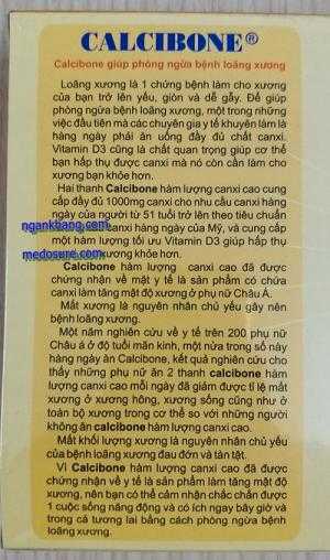 Bánh Calcibone bổ sung canxi và phòng ngừa loãng xương cho mọi lứa tuổi