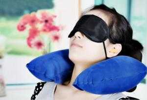 Bộ Gối Hơi Tựa Cổ + Bịt Mắt + Bịt Tai