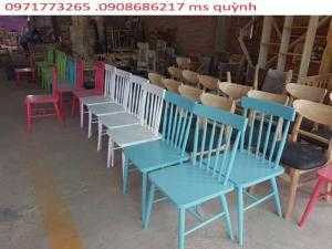 Bàn ghế gỗ đa màu giá rẻ hgh107