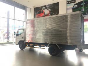 Mitsubishi Fuso 1.9t thùng kín inox sóng