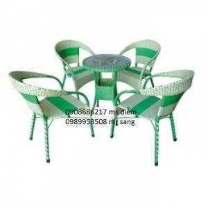 Ghế mây sân vườn giá rẻ hgh122