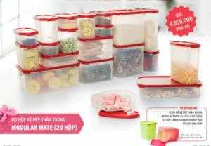 Bộ 20 Hộp bảo quản thực phẩm Đồ Khô Chuyên Dụng Tupperware khuyến mãi !