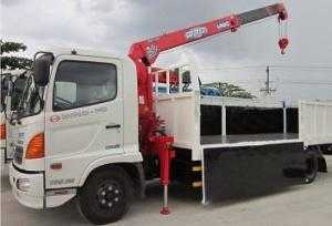 Bán xe gắn cẩu 3 tấn nhập khẩu chính hãng - Hino 6 tán gắng cầu Unic 3 tấn mới toanh .