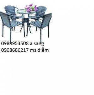 Bàn ghế cafe giá rẻ tại xưởng hgh507