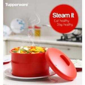 Xửng hấp thông minh 2 tầng- xửng hấp Tupperware , xửng hấp Steam It