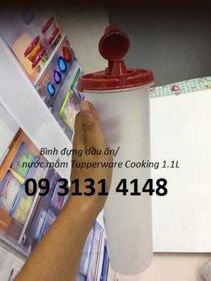 Tupperware Bình đựng dầu ăn/ nước mắm Tupperware Cooking 1.1L