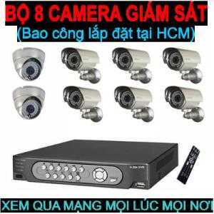 Bộ 8 camera giám sát J- Tech 1.0Mp