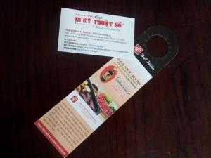 In tờ rơi bế theo đường răng cưa