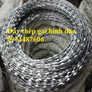 Dây kẽm gai hình dao làm hàng dào bảo vệ.... hàng đẹp chất lượng, giá tốt tại Ngọc Hồi