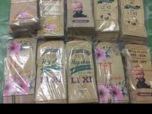 Bao lì xì độc lạ 10 cái