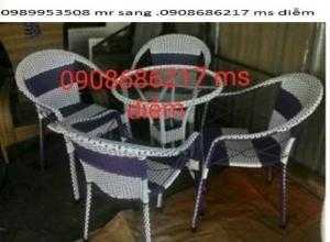 Bàn ghế cafe giá rẻ hgh0009