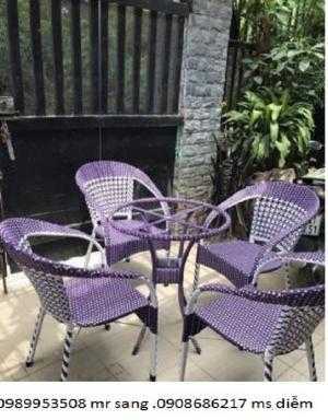 Bàn ghế cafe giá rẻ hgh0009
