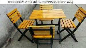 Ghế gỗ quán nhậu giá rẻ hgh0011