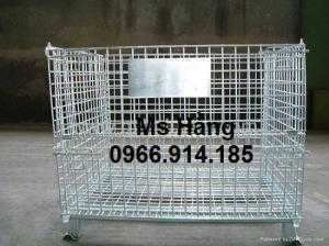 Pallet lưới thép,pallet lưới có bánh xe trữ hàng