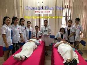 Lớp ôn thi cấp chứng chỉ phun thêu thẩm mỹ, kĩ thuật chăm sóc da cơ bản và nâng cao toàn quốc