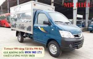 xe tải nhỏ , xe thùng kín chạy trong thành phố , thaco towner990