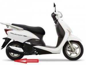 Vỏ xe sau Attila Lead SCR hàng chính hãng Veloce có bảo hành