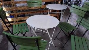 Thanh lý gấp 10 bộ bàn ghế cafe xếp siêu xinh
