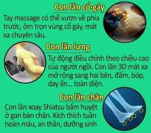Ghế đấm lưng giảm đau lưng mỏi cố