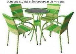 Bàn ghế cafe giá siêu rẻ hgh0038