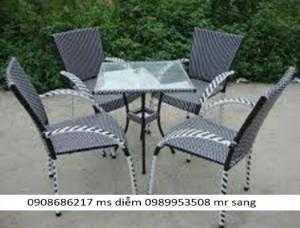Bàn ghế cafe giá siêu rẻ hgh0038