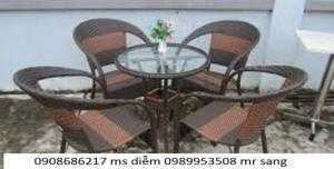 Bàn ghế cafe sân vườn hgh0039