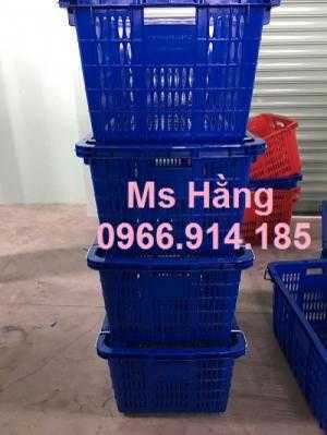 Sóng nhựa hở có quai xách, rổ nhựa có quai xách giá rẻ