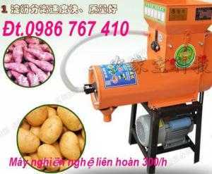 Máy xay vắt tinh bột nghệ liên hoàn ( 200-400kg/h)