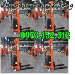 Xe nâng bán tự động 1 tấn, 1.5 tấn cao 3m giá rẻ tại Vĩnh Phúc