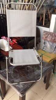 Ghế xếp vải, khung inox - Liên hệ: 0906843059 Lê Hoang