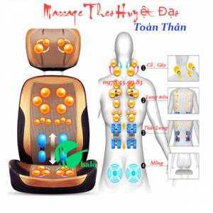 Ghế Đệm Massage Nhật Bản Neck 5D New (Tặng Đai massage đấm lưng)