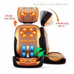 Ghế Đệm Massage Nhật Bản Neck 5D New (Tặng Đai massage đấm lưng)