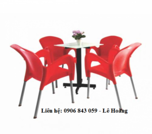Thanh lý bộ bàn ghế cafe nhựa đúc. Giao hàng toàn quốc. Liên hệ: 0906843059 Lê Hoàng (24/24)