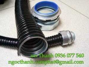 Ống ruột gà kẽm bọc nhựa/ Ống sun sắt luồn dây điện
