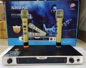 Micro Không dây Shure KTV-U600, thu sóng xa đến 80m