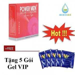 Bao Cao Su Powermen Rocket (Hộp 3 Cái) Tặng gel vip